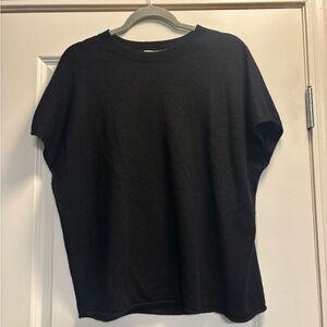 Vince Black Cashmere/Linen blend lightweight sleeveless sweater, Women’s Medium